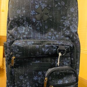 Lucky Brand Midnight Floral blue  Backpack